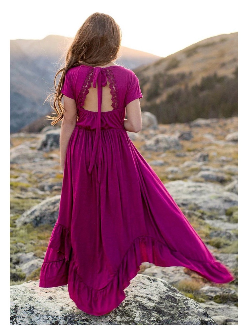 Joyfolie BRAELYN DRESS IN BERRY